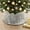 Silver, variant on Feledorashia LED Lights Christmas Tree Collar, PVC Christmas Tree Skirt, 60CM/23.6IN, Set of 5 Panels Christmas House Design, Easy to Assemble and Store, Battery-Operated (Batteries Not Included)