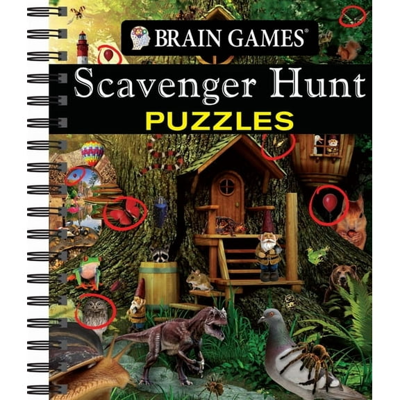 Brain Games: Scavenger Hunt Puzzles, (Spiral-Bound)