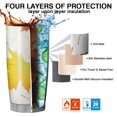 thumbnail image 7 of 20oz Tumblers Fall Leaves Stainless Steel Vacuum Insulated Double Wall Travel Tumbler Cups Mug with Lid and Straw,Cleaning Brush for Cold & Hot Drinks, 7 of 7