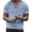 j19-Blue, variant on LIIPEE Summer Short Sleeve Tees For Men Solid Color Crew Neck Casual T Shirts Male Comfortable Breathable Versatile Tshirt,L