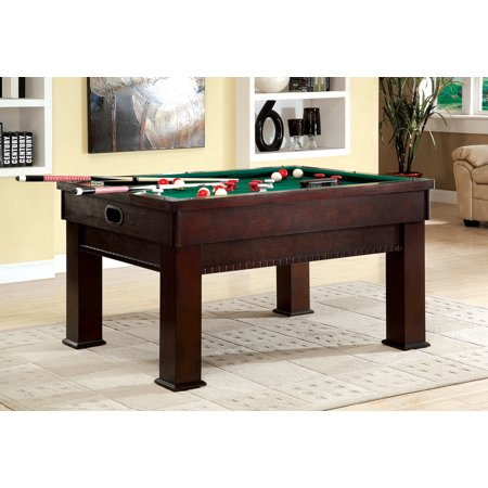 Furniture Of America Bompel Cherry Finish Rectangular Bumper Pool