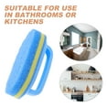 thumbnail image 3 of unbranded 2Ud Esponja Con Mango Para Limpieza De Baños Y Cocinas Color Azul, 3 of 8