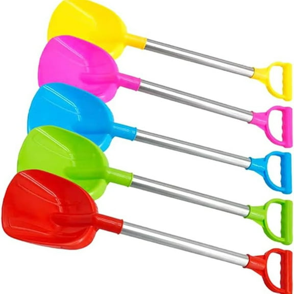 Kids Snow Shovel Toy - Winter Sand Shovel for Beach, Car Snow Removal & Outdoor Play - Children’s Plastic Scoop Shovel with Handle for Gardening Camping Toys (1 Pack, 50cm)