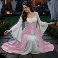 thumbnail image 6 of Ynynloco Women's Gothic Witch Dress Medieval Renaissance Costume Victorian Dress Costume for Halloween Parties, 6 of 8