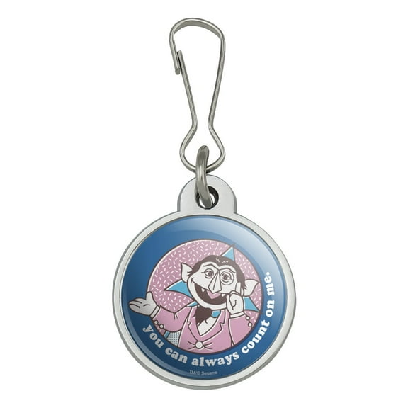 Sesame Street You Can Count on Me Jacket Handbag Purse Luggage Backpack Zipper Pull Charm