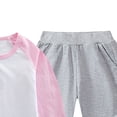 thumbnail image 3 of NOLDARES Toddler Baby Girl Boy Fall Winter Clothes 2pcs Graphic Long Sleeve Sweatshirt Pullover Tops Joggers Pants Outfit Set Clothing(B,7-8 Y), 3 of 4