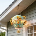 thumbnail image 4 of Hot Air Balloon Sun Catcher - Stained Glass Style Acrylic Hanging Decor - Outdoor/Indoor Waterproof Ornament for Windows, Garden & Patio - Colorful Light Catcher Gift, 2D, 4 of 6