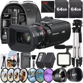 Panasonic HC-X1500 4K Professional Camcorder with WiFi + Case + 2