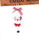 thumbnail image 5 of Christmas Decorations Christmas Butterfly Festival Bell Pendant Desktop Window Creative Ornaments Wooden Garland Beads (A, One Size), 5 of 5