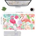 thumbnail image 2 of Pink Flamingos Non-Slip Rubber Large Mouse pad for Desk,Large Gaming Mouse Pad XXL Extended Mouse pad with Stitched Edges Non-Slip Base Water Resist Pad Desk Mat 35.4x15.7inch, 2 of 4