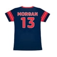 thumbnail image 2 of U.S. Soccer USWNT National Team 4 Star Champion Soccer Game Day Youth Poly Shirt, White, Morgan 13 - YL, 2 of 4