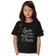 thumbnail image 3 of Beautiful Love Romance Poet Quote Girls Kids T Shirt Tees Teen Brisco Brands XS, 3 of 6