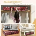 thumbnail image 6 of Blue Stone Christmas Storage Rack Spacious Under Bed Holiday Wrapping Paper Container Perfect For Wrapping Ribbons Bows Wrapping Etc, 6 of 6