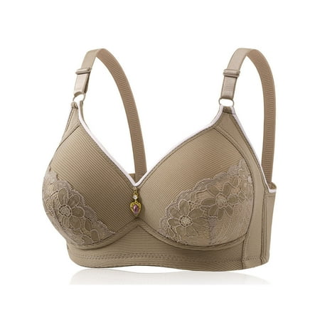 Xdegoge Flash Sales for Today Bras for Women Seamless Push Up No Underwire Bras Plus Size Full Coverage Bras High Impact Workout Running Sports Bra Adjustable Strap Brasieres Para Mujer Recent Orders