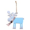 thumbnail image 1 of Gibobby Colgante de con estampado navideño, adornos para árboles de Navidad, comercial para el, decoración de ambiente(Azul), 1 of 5