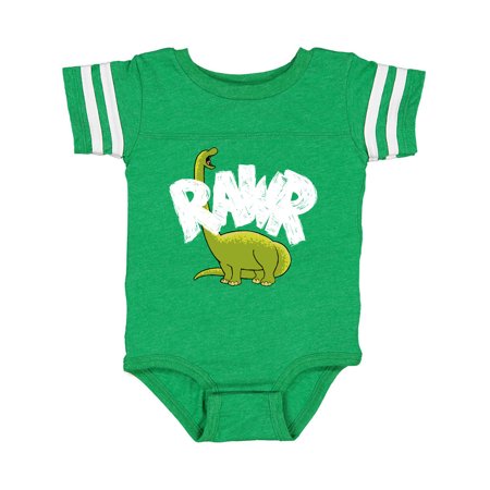 

Inktastic Lil Green Bronto Rawr!! Gift Baby Boy or Baby Girl Bodysuit