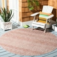 thumbnail image 2 of SAFAVIEH Courtyard Altan Geometric Indoor/Outdoor Area Rug, Beige/Rust, 6'7" x 6'7" Round, 2 of 9