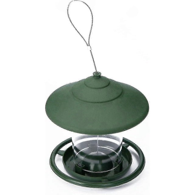Outdoor Bird Feeder With Rof,bird Feeder Hanging Wild Bird Feeder With Roof For Outdoor Garden Patio Backyard 26s