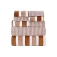 thumbnail image 2 of BAOPAI Velvet Bath Towel Set 8 Piece Absorbent Stripe Towels for Soft Quick Drying Bathroom Essentials, 2 of 8