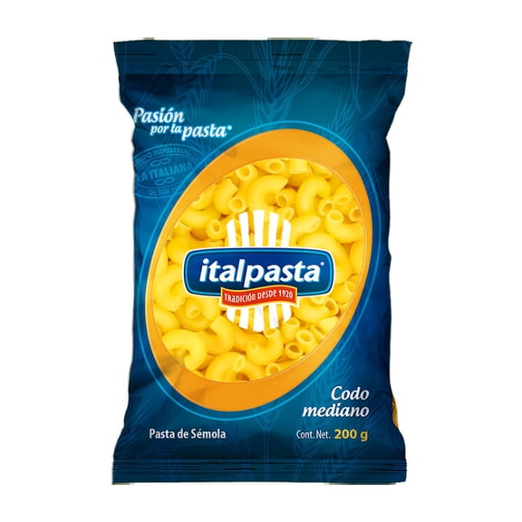 Pasta Italpasta codo mediano 200 g