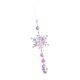 thumbnail image 2 of Adornos colgantes de cristal con forma de copo de nieve navideño de colores Estilo D, 2 of 9