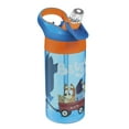 thumbnail image 5 of Zak Designs 17.5oz Bluey Kids Water Bottle with Spout Cover and Built-in Carrying Loop Made of Durable Plastic, Leak-Proof Design for Travel (17.5 oz, Pack of 2), 5 of 6