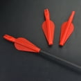 thumbnail image 2 of 20 Pcs Plumes de Flèche Intégrées en Plastique pour l'Entraînement, 2 of 8