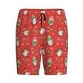 thumbnail image 3 of Picia merry Christmas gnome Pajama Shorts for Men, Men's Pajama Bottoms, Sleepwear,Short Pajama Pants-XX-Large, 3 of 9