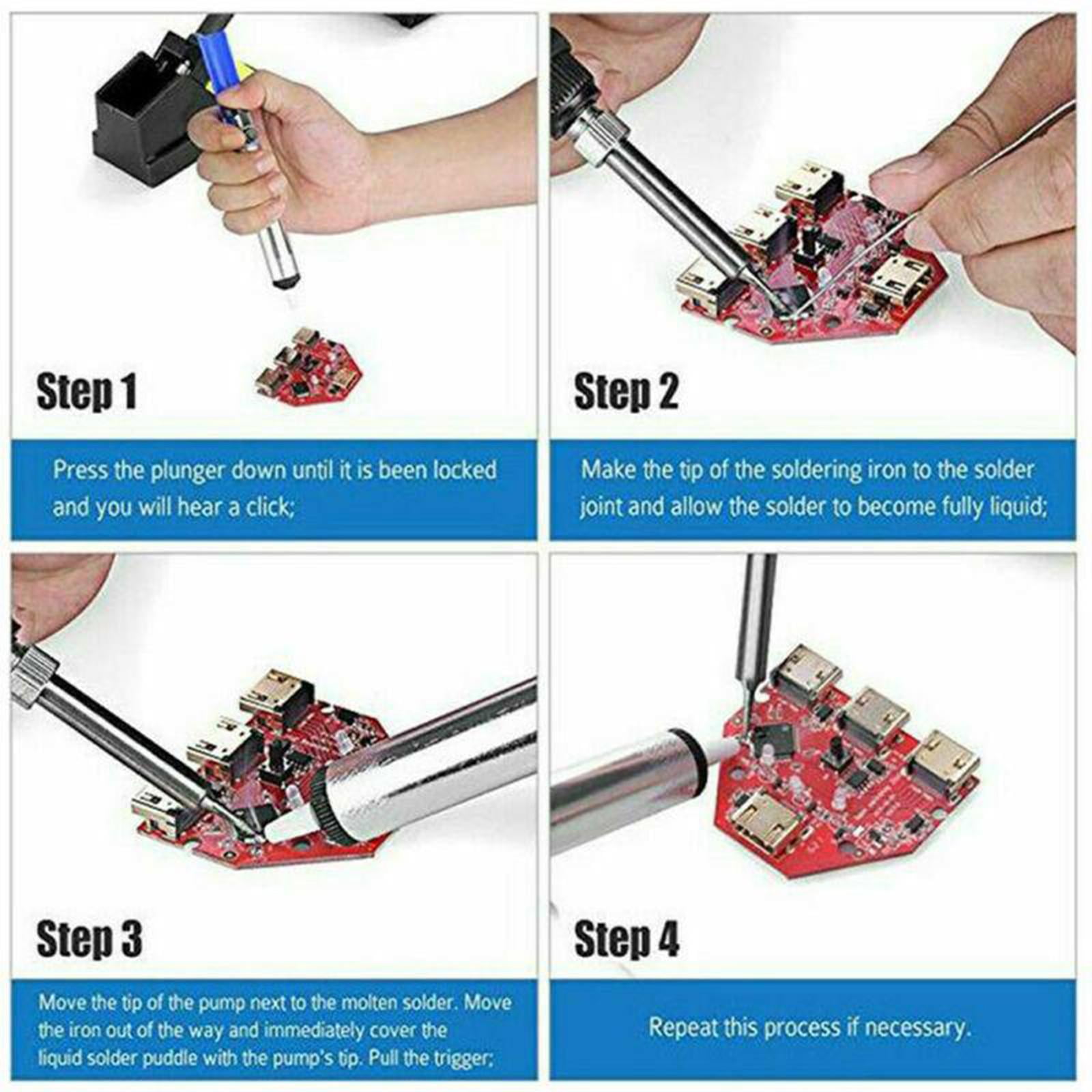 Nishiyuenyi PETSOLA Auto Electric Soldering Iron Temperature Solder Tools for Circuit Board,