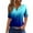 Sky Blue, variant on Summer Tops for Women Swim Tops Casual Women Summer Top Small Blank Athletic Shirts Spandex Long Sleeve Shirt Swim Tees Large Shirt for Striped Tee Tee Shirts M