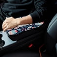 thumbnail image 6 of Easter Soft Comfortable Furry Printed Car Armrest Cover 12.5x8.2 Inch - Car Armrest Mat, 6 of 6