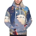 thumbnail image 6 of Totoro Trendy Cartoon Men'S Fleece Hooded Hoodie, hoodies for women men with pockets,Fall Fashion 2025 Pullover Sweaters Winter Clothes, 6 of 9