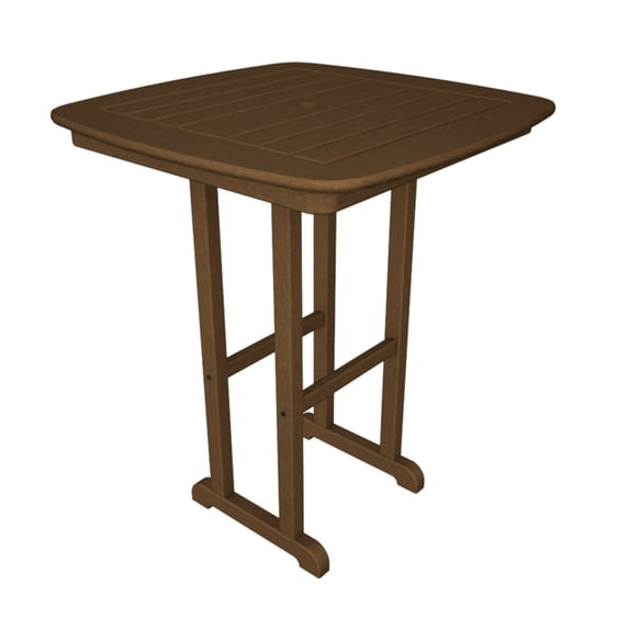 POLYWOOD® Nautical 31 in. Counter Height Recycled Plastic Table