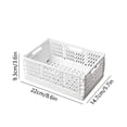 thumbnail image 3 of HLONK Foldable Crate with Handles Collapsible Storage Bins Plastic Crates Organizer  Folding Storage Containers Stackable Basket Box for Home Office Shelves Kitchen Bedroom Bathroom, 3 of 5