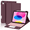Touchpad - Backlight- CHERRY, variant on Aoub for iPad (A16) 11th 10th Generation Case with Keyboard, 7-Colors Backlit, Folio Cover with Pencil Holder, Multi-Touch Trackpad, Detachable Keyboard for iPad 11/10.9-inch 2025/2022, Pink