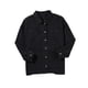 thumbnail image 1 of Chaqueta Vaquera de Mujer Oversize Estilo Boyfriend con Botones, Larga y Abertura Lateral. Chaqueta Vaquera Zimbaplatinum. Negro M, 1 of 9