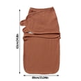 thumbnail image 3 of Organic Baby Sleeping Bag Swaddle for and Adjustable Wider Fastening Soft Breathable Comfortable Safe Sleep, 3 of 4