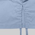 thumbnail image 6 of Womens Capri Pants Solid Color High Waist Drawstring Cargo Shorts with Pockets Casual Loose Summer Beach Cropped Trouser, 6 of 7
