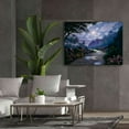 thumbnail image 5 of Epic Graffiti 'Moonlight Roses 2' by Anthony Casay, Canvas Wall Art, 54"x40", 5 of 8