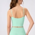 thumbnail image 3 of HAiming Cami Tank Top for Womens Spaghetti Strap Built-in-Bra Yoga Sports Workout Athletic Gym Tops, 3 of 4