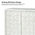 thumbnail image 5 of 54" Sideboard 3 Doors Storge Accent Cabinet with Adjustable Shelves White, 5 of 9
