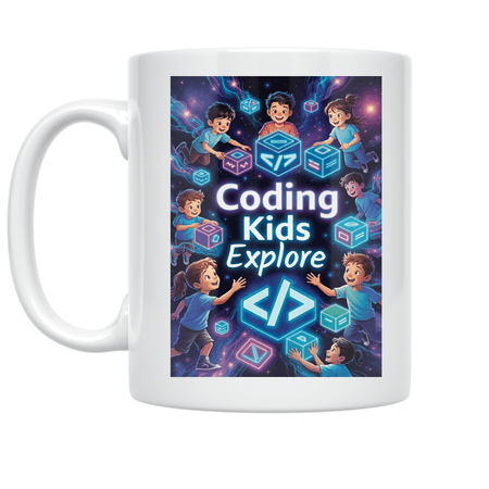 Kids Coding Adventure - Young Coders - 11 oz Ceramic Coffee Mug