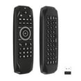 thumbnail image 1 of Backlit 2.4G Air Mouse Wireless Keyboard Russian English Version Voice Control 6-Axis Motion Sensing Backlight IR Learning for Smart TV Android TV BOX PC, 1 of 7