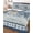 Blue Grey, variant on Quilts Queen Size Bedding Set, Navy Blue Starfish Coastal Reversible Summer Quilt 3 Pieces, Ocean Beach Coral Nautical Lightweight Bedspreads Coverlets with 2 Pillow Shams for All Seasons