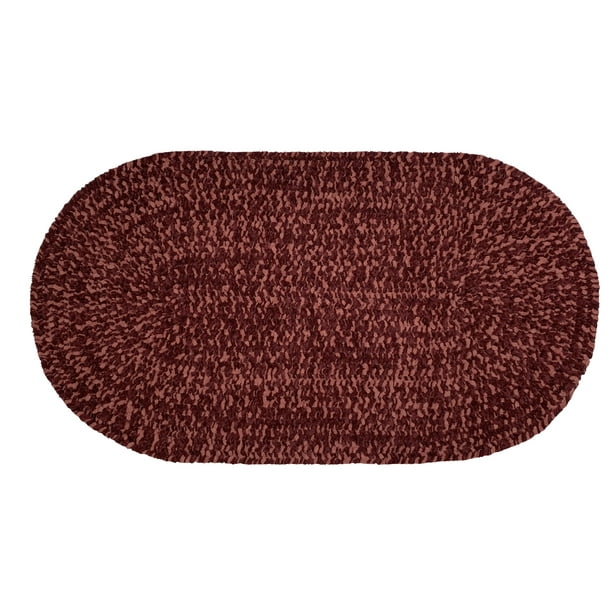 Better Trends Chenille Tweed Braid Collection is Durable and Stain Resistant Reversible Indoor