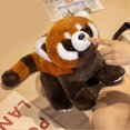 thumbnail image 4 of Animales de peluche de panda rojo realistas, mapache de peluche, lindo panda de peluche, regalo para niños, novia, cumpleaños, niño, regalo de Navidad, 4 of 5