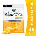 thumbnail image 4 of (3 pack) Vicks VapoCool Severe Medicated Sore Throat Drops, Menthol, Honey Lemon, 45 Count, 4 of 16