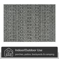 thumbnail image 4 of Well Woven Medusa Nord Moroccan Tribal Grey 7'10" x 9'10" Indoor/Outdoor Flat-Weave Area Rug, 4 of 8
