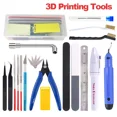 thumbnail image 2 of Kit de herramientas para impresora 3D de varios modelos, cuchilla de corte, raspador, aguja de limpieza, pinzas, alicates, kit de desbarbado, herramientas de impresión 3D para bricolaje, 2 of 5