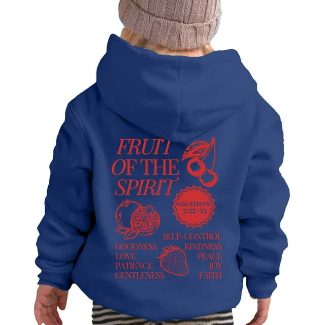Liyamei Chandail à Capuchon et Chandails en Molleton pour Filles pour l'Hiver Tenue Décontractée Col Rond Imprimé Lettre Chandail pour Enfants de 2 à 13 Ans Activités Extérieures et Confort Quotidien Taille Bleu, 11-12 Ans